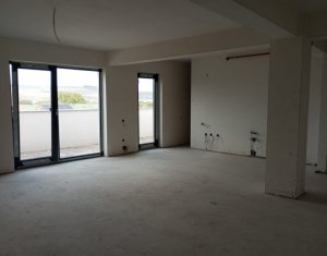 Apartament  3 camere, semifinisat, 93mp, terasa 20mp, parcare, cart Someseni